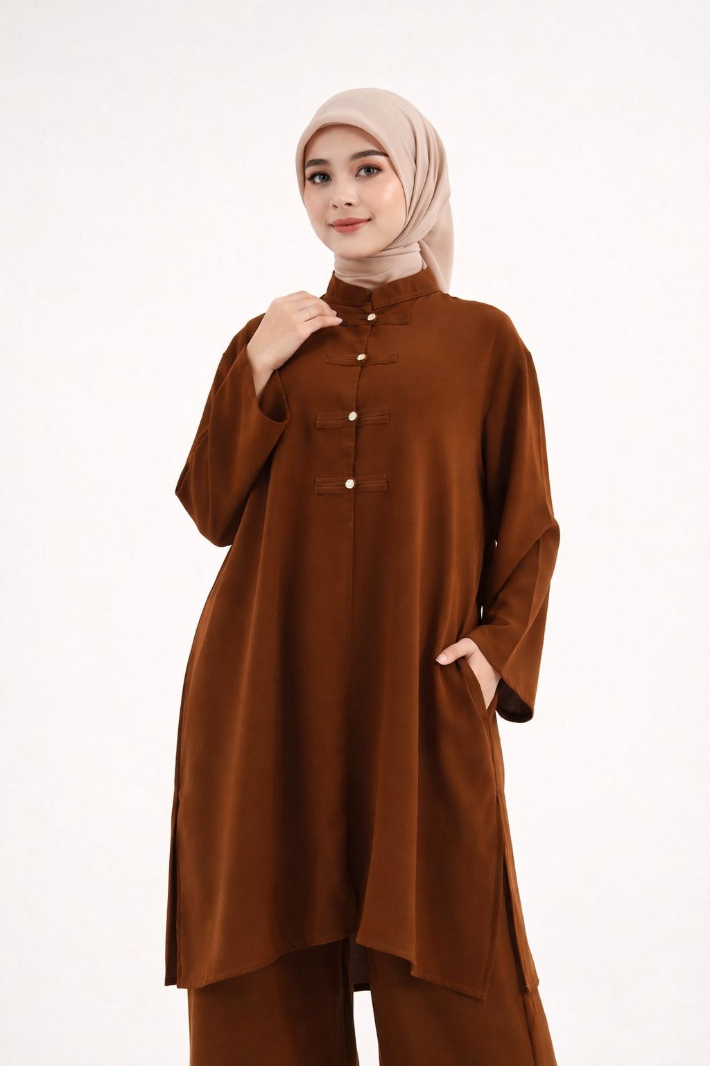 zareen tunik set